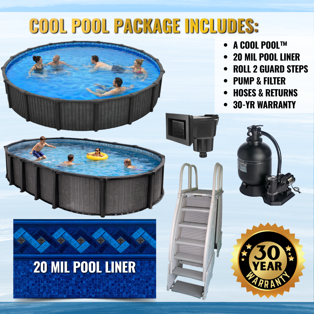 Everything Included with the Cool Pool Package