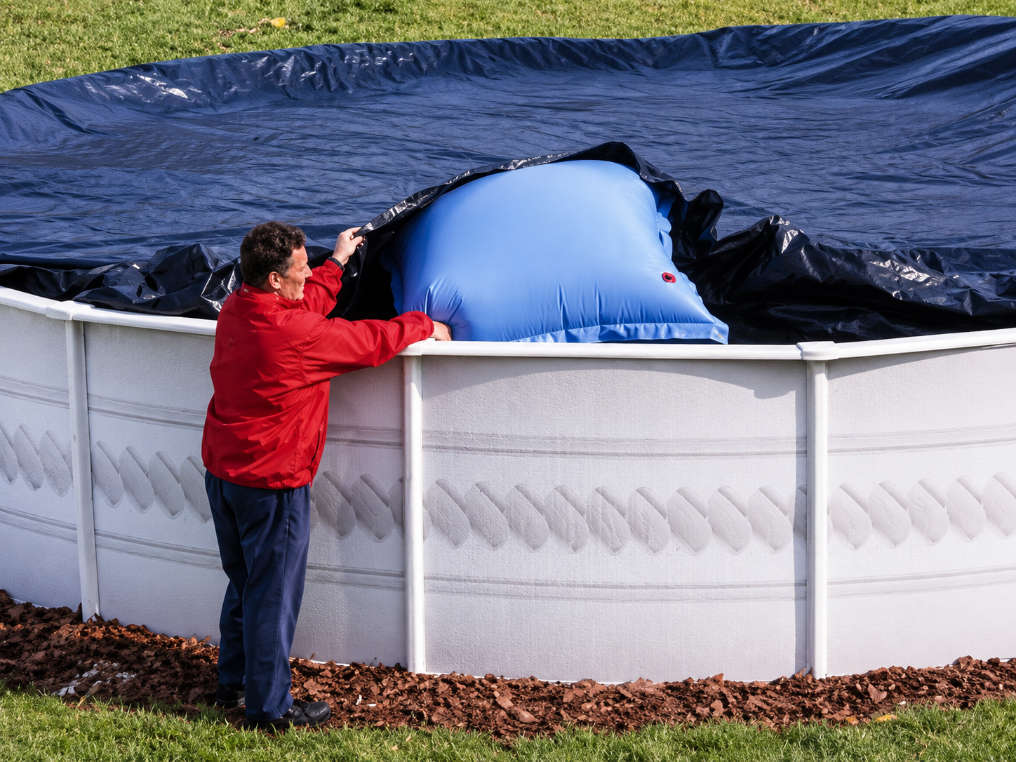 Air pillow for above ground pool winter cover