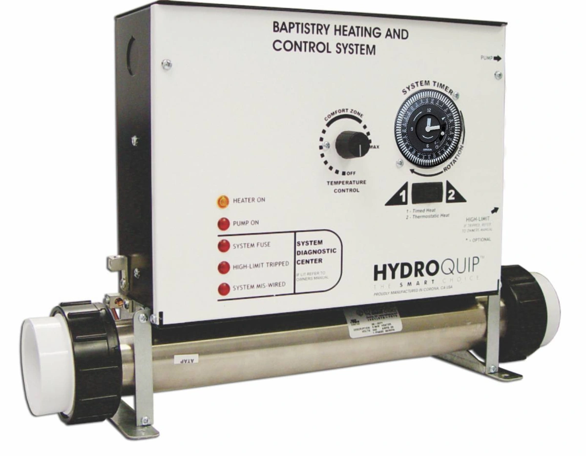 HydroQuip BCS6000T-U 5.5kW baptismal control system with timer
