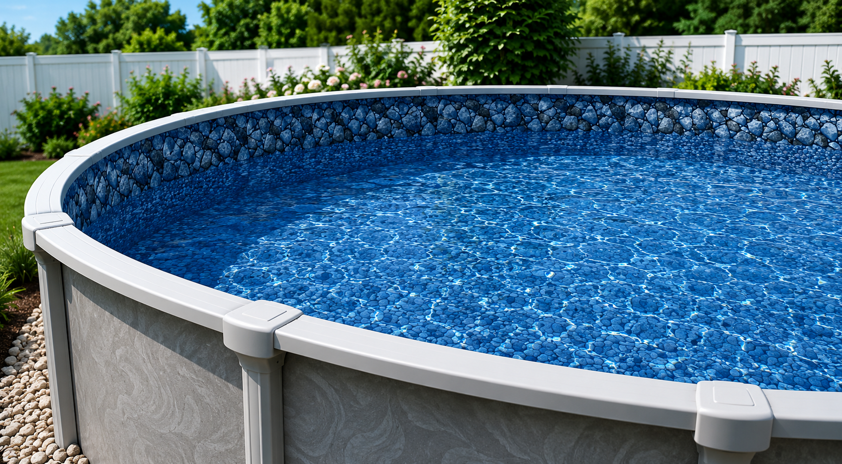 Boulder Beach Pool Liner Installed Boulder Beach Pool Liner Installed