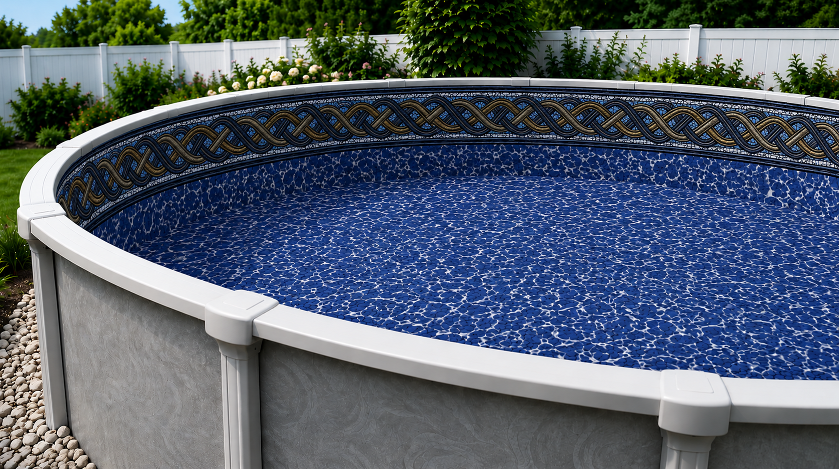 Crystal Wave Pool Liner Installed
