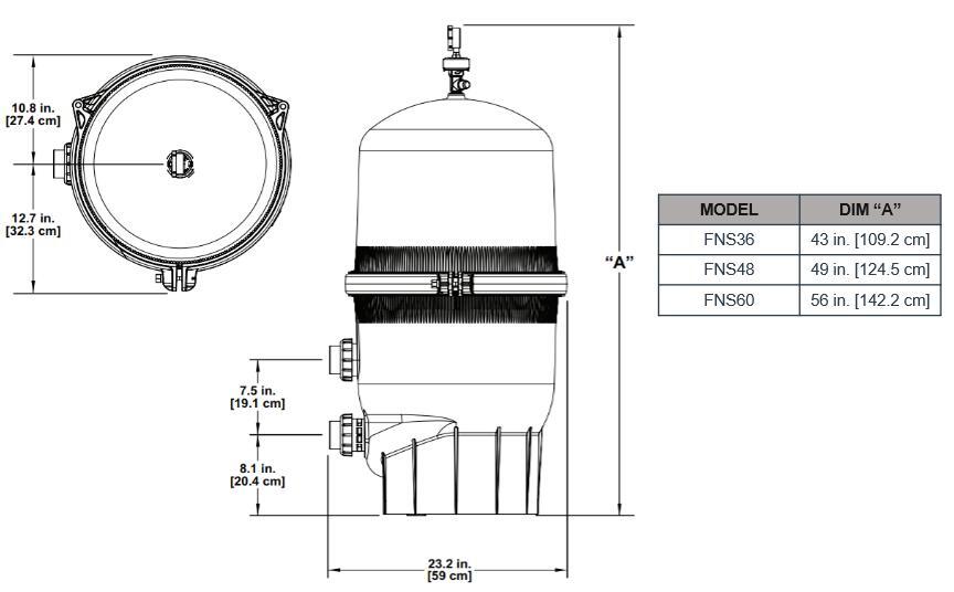 Pentair FNS Plus DE Filter Specs