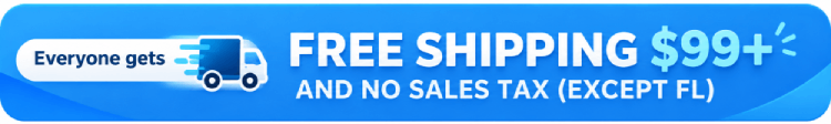 Free Shipping and No Sales Tax