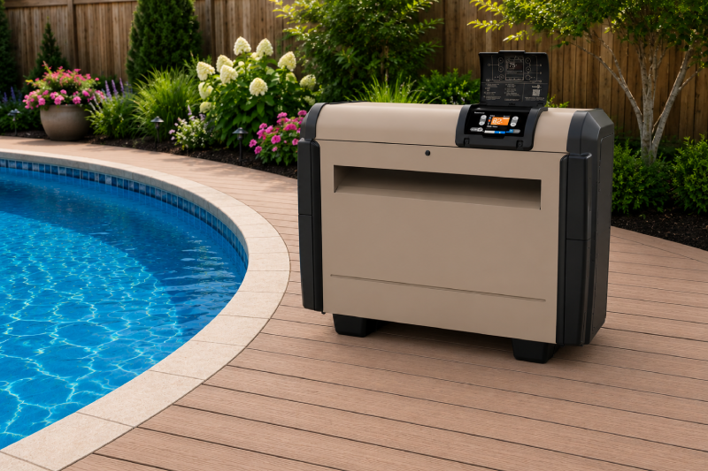 Hayward Universal H-Series pool heater fast heating performance