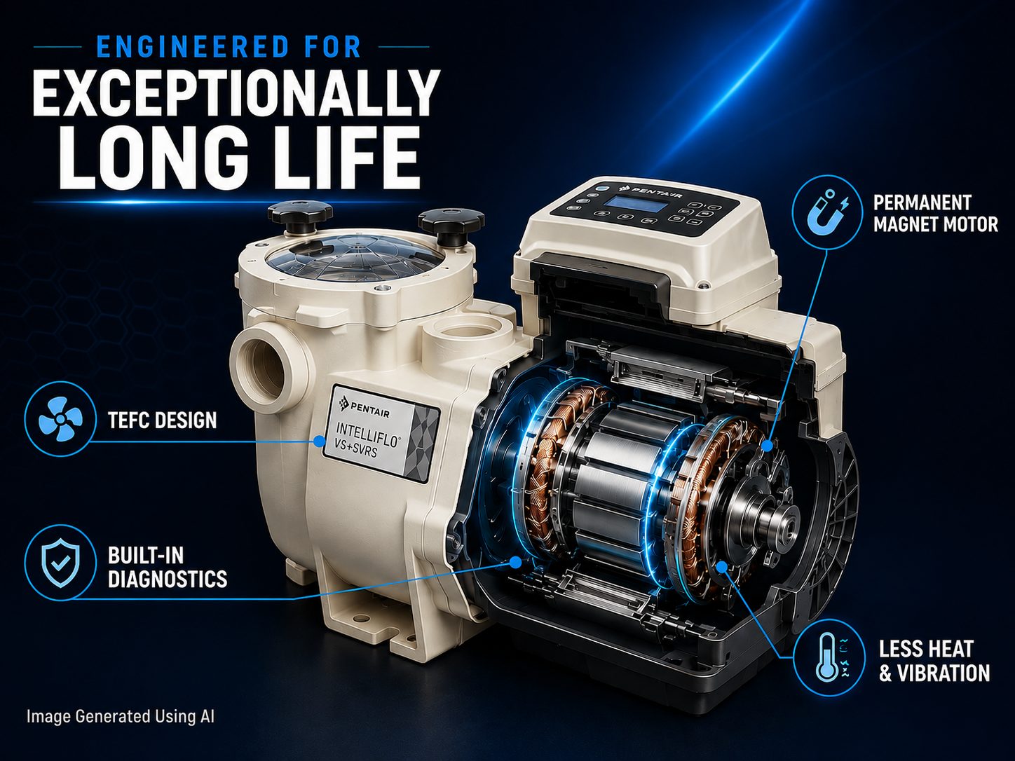 Pentair IntelliFlo VS+SVRS Long Life Design