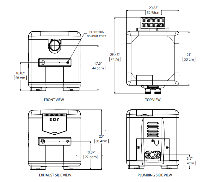 Pentair MasterTemp 125 Heater Specifications