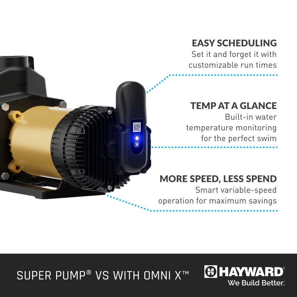 Hayward OmniX mobile app control for Super Pump VS 620