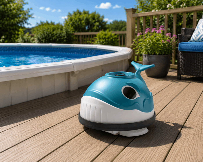 Wanda The Whale pool cleaner