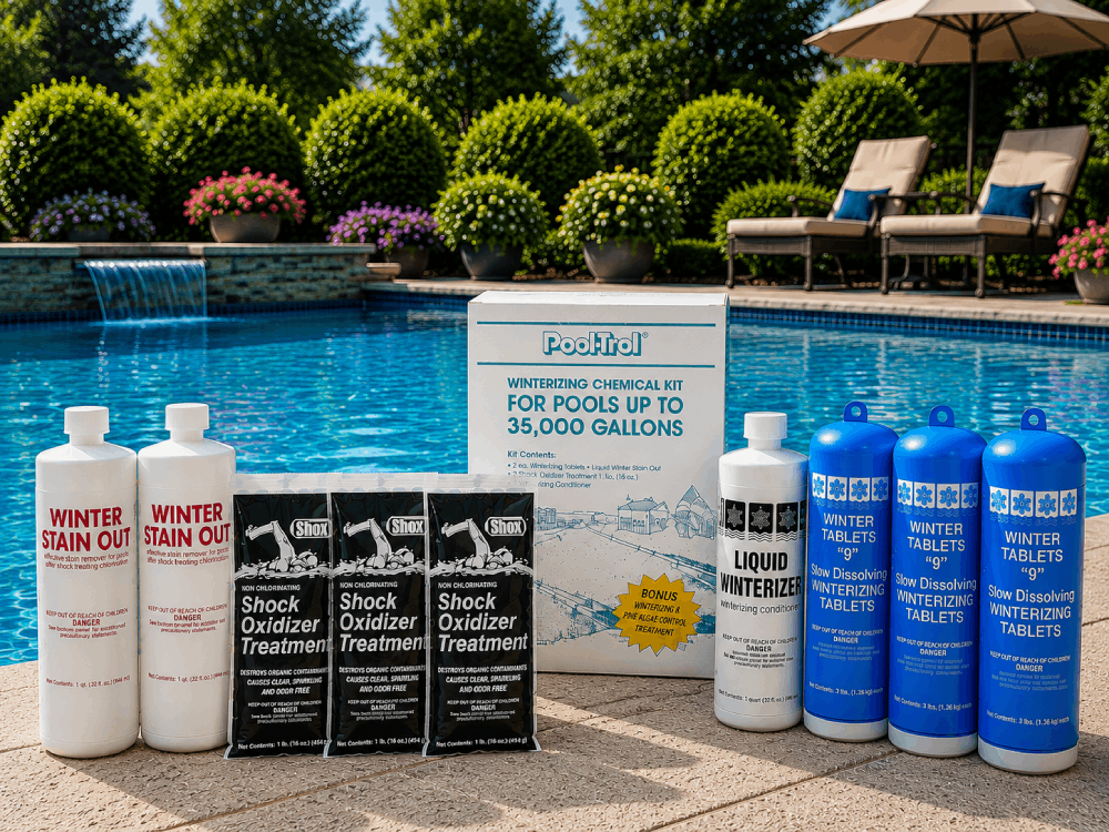 30k gal. Pool Winterizing Chemicals